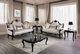Furniture of America® Acapulco Black/Off-White Sofa-1
