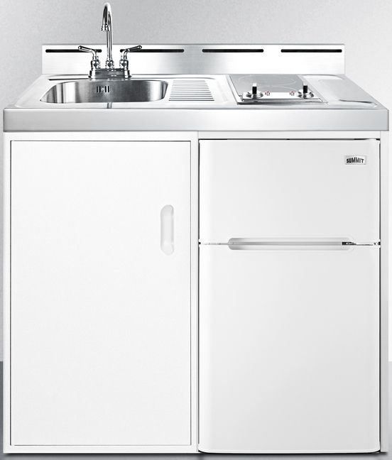 Summit® 39" White All-In-One Kitchenette-0