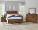 Vaughan-Bassett Lancaster County Amish Cherry Queen Plank Panel Bed-2