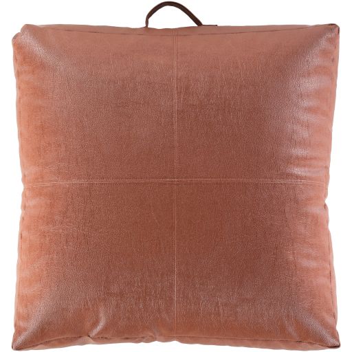 Surya Mack Camel 24"x24" Toss Pillow with Polybead Fill-2