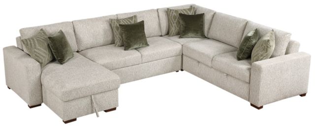 Homelegance® Isla 4-Piece Sand Modular Sectional with Reversible Chaise-0