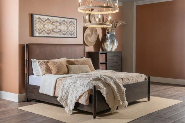 Modus Furniture Koko Minx King Upholstered Panel Bed-1