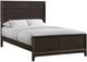 Elements International Beaumont Merlot Queen Panel Bed-0