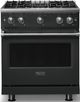 Viking® 5 Series 30" Antique Bronze Pro Style Gas (LP) Range with Polished Chrome Trim-0