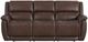 Flexsteel® Beau Dark Sable Brown Power Reclining Sofa with Power Headrests-3