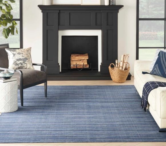 Nourison Home™ Interweave Navy 5'x7' Area Rug-1