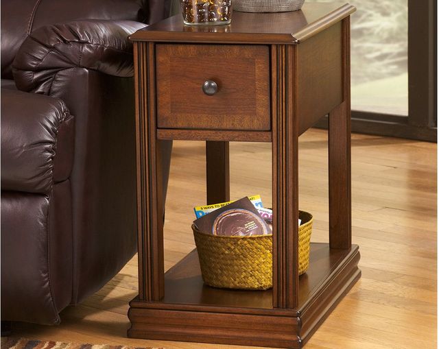 Signature Design by Ashley® Breegin Brown Chair Side End Table-4