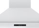 FORNO® Venezia Alta Qualita 48" White Wall Mounted Range Hood with Antique Brass Accessories, Touch Controls and Baffle Filters-3