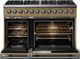 Viking® 5 Series 48" Golden Hour Pro Style Dual Fuel (LP) Range with Brushed Brass Trim-1