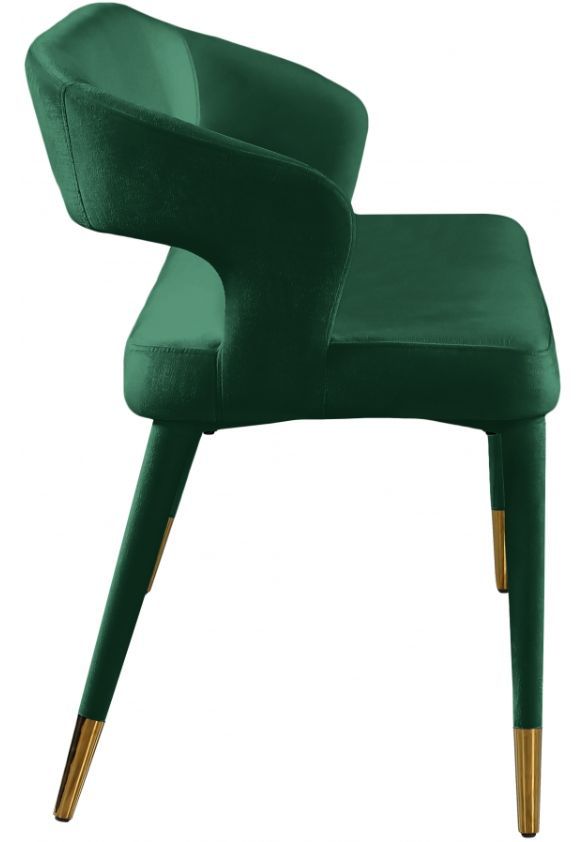 Meridian Furniture Destiny Green Velvet Bench-2