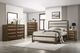 Furniture of America® Caerwys 4-Piece Brown/Light Gray Queen Bedroom Set-0