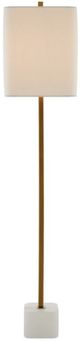 Currey & Company Felix Antique Brass/Off-White Table Lamp-3