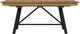 Intercon Newport Natural Oak Dining Table with Black Trestle Base-2