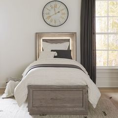 Liberty Furniture Horizons Graystone Full Storage Bed