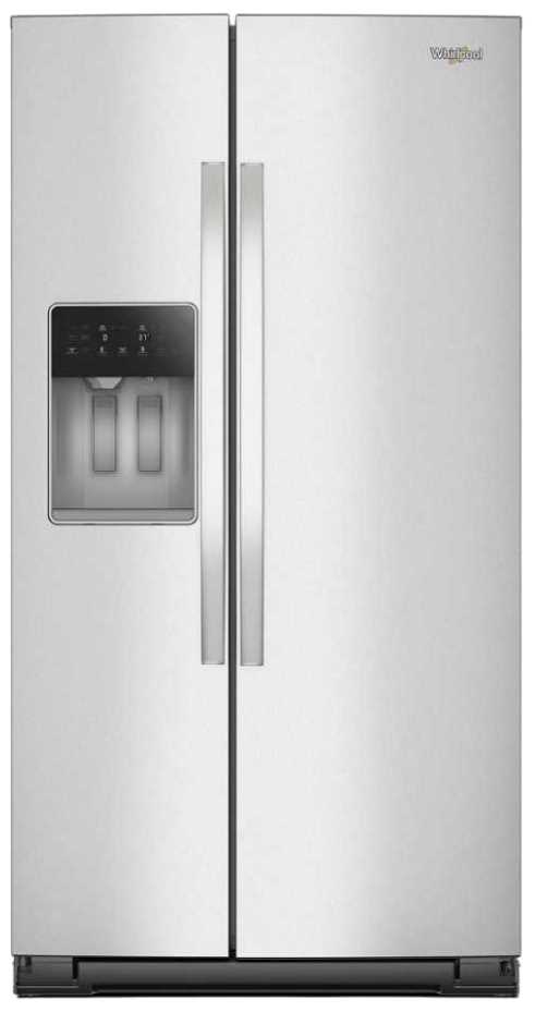 Whirlpool® 36 in. 20.9 Cu. Ft. Fingerprint Resistant Stainless Steel Counter Depth Side-by-Side Refrigerator