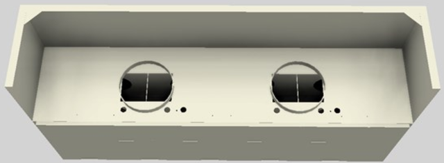 Vent-A-Hood® 54" Biscuit Wall Mounted Range Hood-2