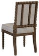 Furniture Classics Sara Brown/Heathered Oatmeal Dining Side Chair-1