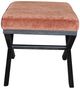 Nest Home Collections Nova Black Wash/Rust Ottoman -3