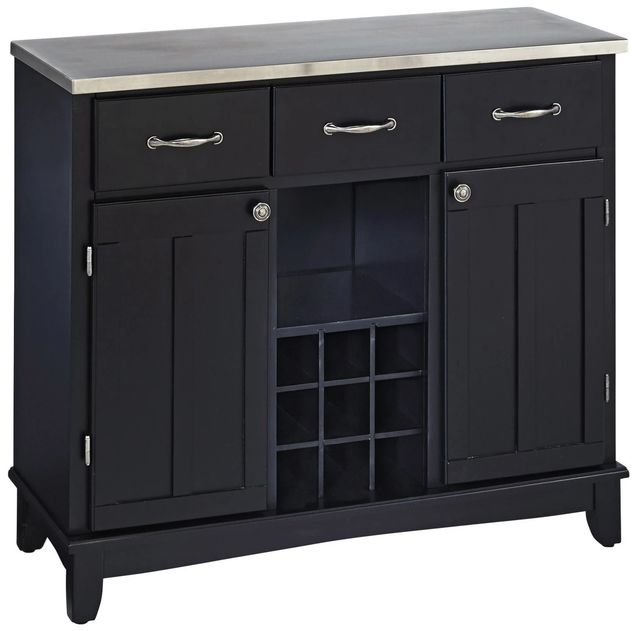 homestyles® Buffet Of Buffets Black/Stainless Steel Server-0