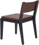 Zuo® Modern Roxas 2-Piece Black/Brown Dining Side Chair Set-3