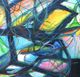 Harp & Finial® Onyx Multi-Colored Framed Canvas Art-1