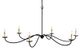 Currey & Company Saxon Zanzibar Black Chandelier-0