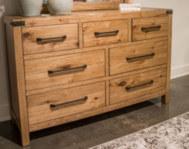 blue dress for baby girl Sharlance Light Brown Dresser – Luna Furniture main image 0
