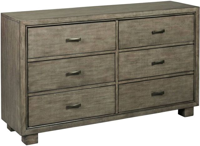 Signature Design by Ashley® Arnett 6-Piece Gray King Bookcase Bed Set-2