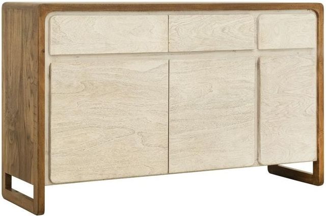 International Furniture Direct Evoke Brown/Ivory Console-0