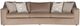 Vanguard® Furniture Evie Beige/Brown Sofa-1