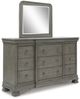 Signature Design by Ashley® Lexorne Gray Dresser and Mirror-0