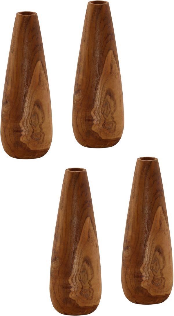 Dovetail Furniture Emsleigh 4-Piece Natural Vase Set-0