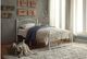Mazin Furniture Pallina Twin Metal Platform Bed-0