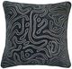 Harp & Finial® Feya Black/Cream Velvet Jacquard Pillow-0