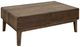 International Furniture Direct Olivia Brown Cocktail Table-0