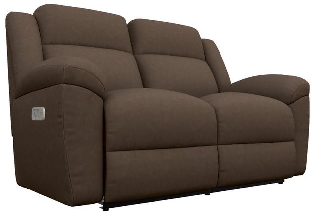 La-Z-Boy® Joel Mahogany Power Reclining Loveseat with Headrest and Lumbar-0
