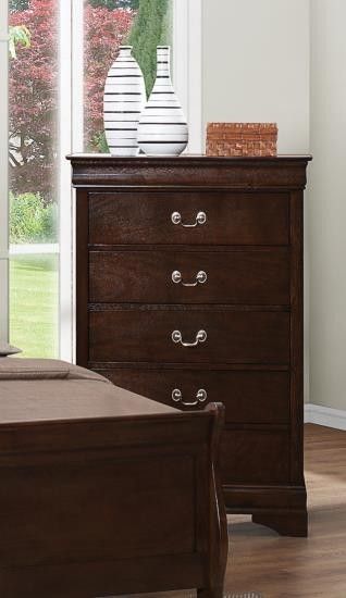 Coaster® Louis Philippe 5-Piece Cappuccino Queen Bedroom Collection-5