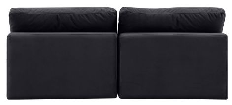 Meridian Furniture Comfy Velvet Sofa  -1