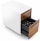 BDI Format® 6307 Mobile File Cabinet-Natural Walnut-1