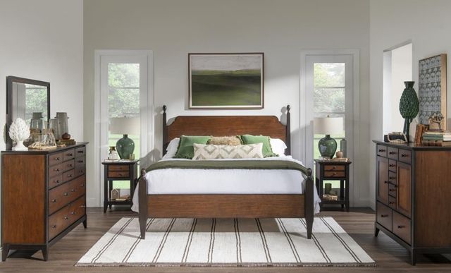 Legacy Classic Fenmore Dark Mocha/Distressed Cherry Door Drawer Chest-4