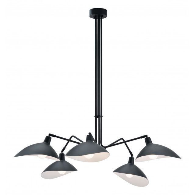 Zuo® Modern Desden Black Ceiling Lamp-0