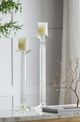 A & B Home Clear 21.5" Sleek Candle Holder-1
