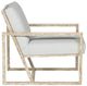 Vanguard® Furniture Vanguard Alpine Arctic White Turnsole/Nomad Oxford Chair-2