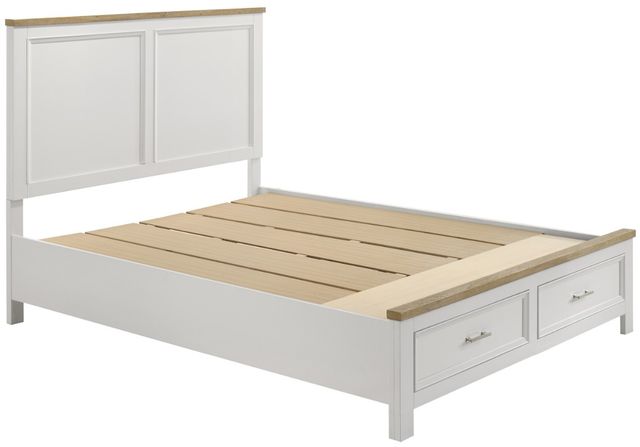 Crown Mark Aston White Queen Storage Platform Bed-4