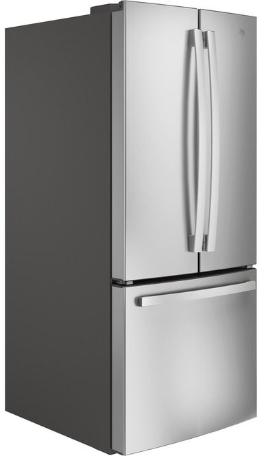 GE® 30 in. 20.8 Cu. Ft. Fingerprint Resistant Stainless Steel French Door Refrigerator-1