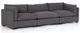 Magnolia Home by Joanna Gaines Monroe 3-Piece Bennett Charcoal Sectional-0
