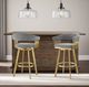 Armen Living Chelsea Anchor Gray/Gold Bar Stool-1