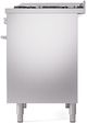 Ilve® Professional Plus II 40" Stainless Steel Pro Style Dual Fuel Range-4