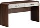 Michael Amini® Houston Walnut Vanity Desk and Mirror-2