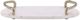 Furniture Classics Robertson Gold/White Tray-1